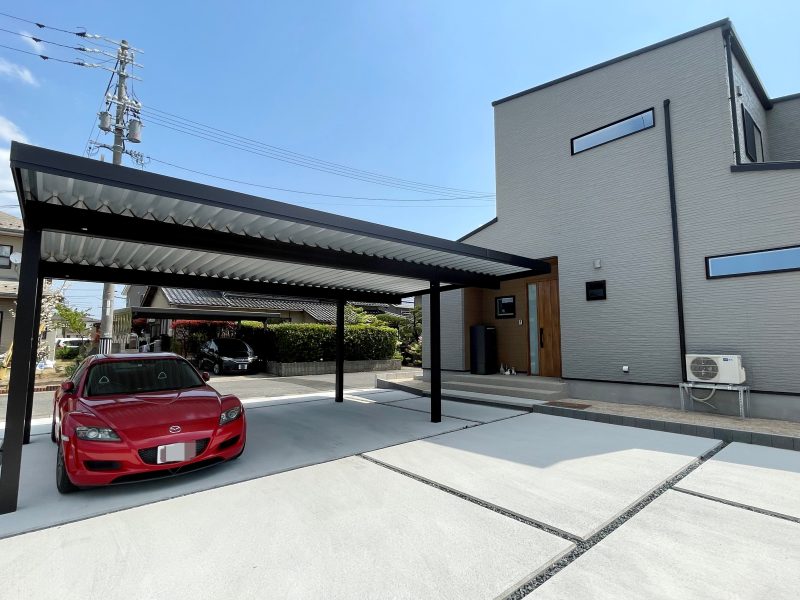 雨の日にも濡れない施工で快適空間を♩