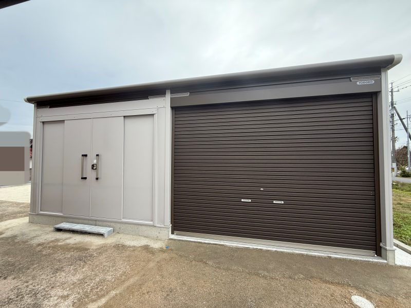 意匠性の高いガレージ